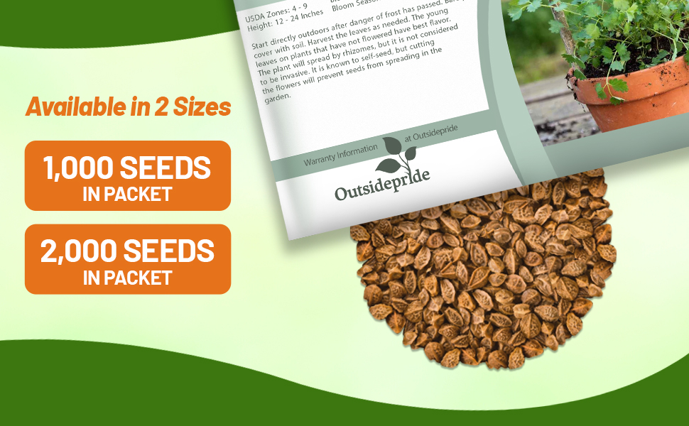 Salad Burnet Seed Packet For Sale