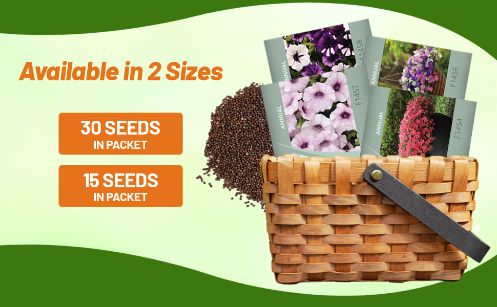 Shock Wave Petunia Flower Seed Packets For Sale