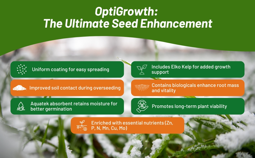 OptiGrowth Coated Lawn Grass Seed