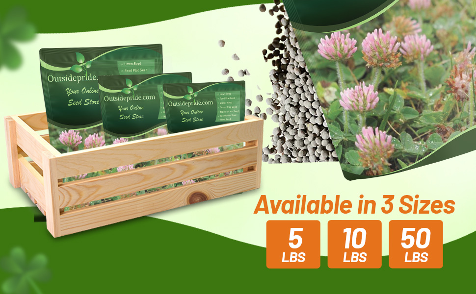 Bulk Seed Bags of Strawberry Clover
