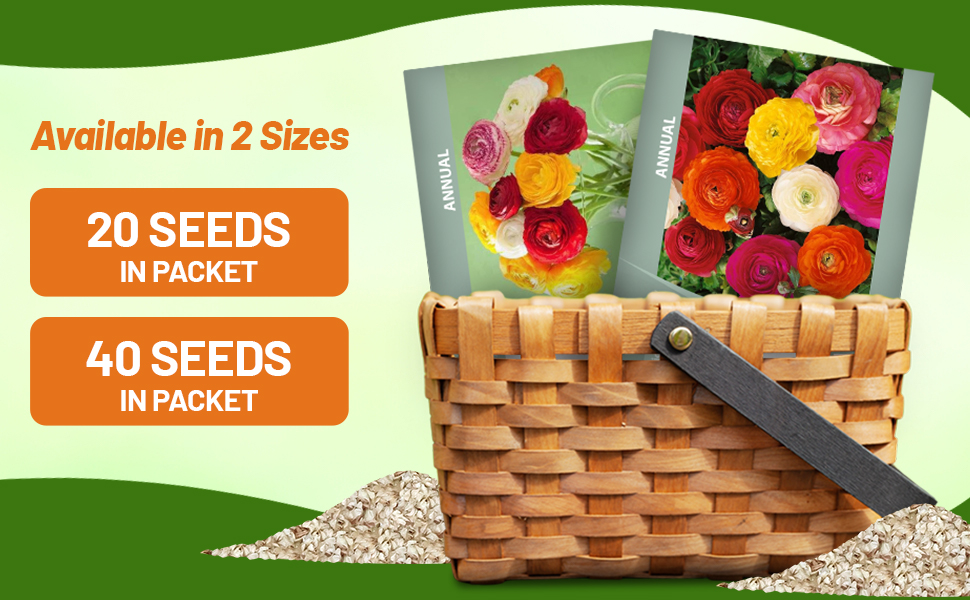 Ranunculus Seed Packets