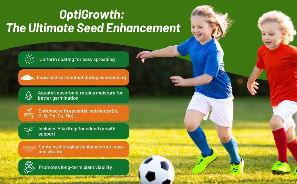 OptiGrowth Coated Showtime Lawn Grass Seed