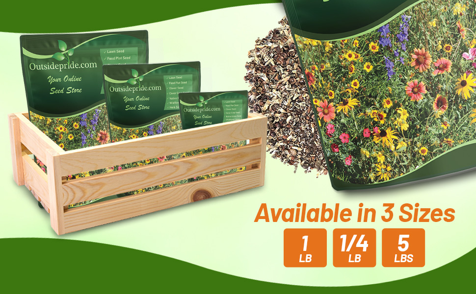 High Altitude Mountain Wildflower Seed Bags For Planting