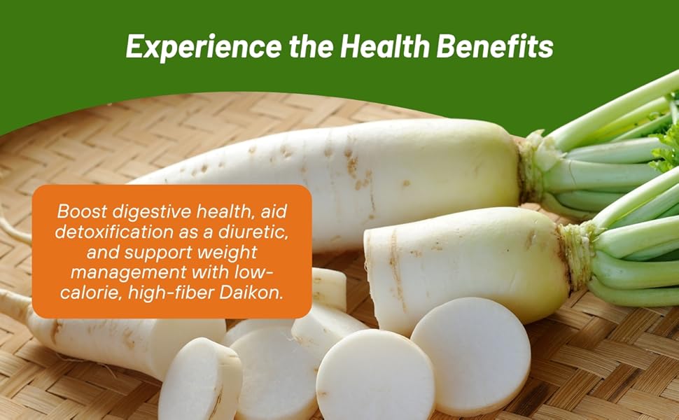 Daikon Radish Culinary Cooking Delicious Health Boosting Plants For Salads, Soups, Diets