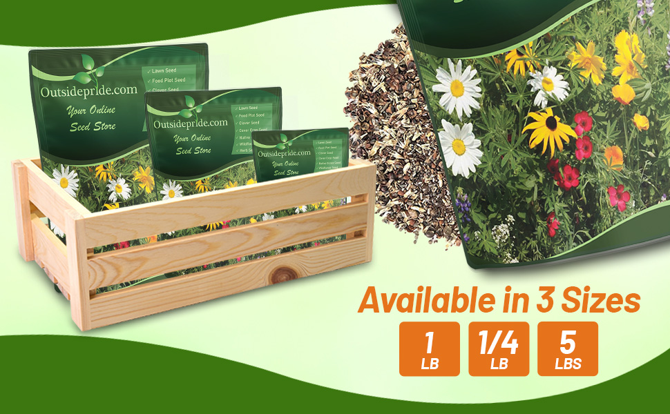 Perennial Wildflower Seed Mixture Seed Bag For Planting