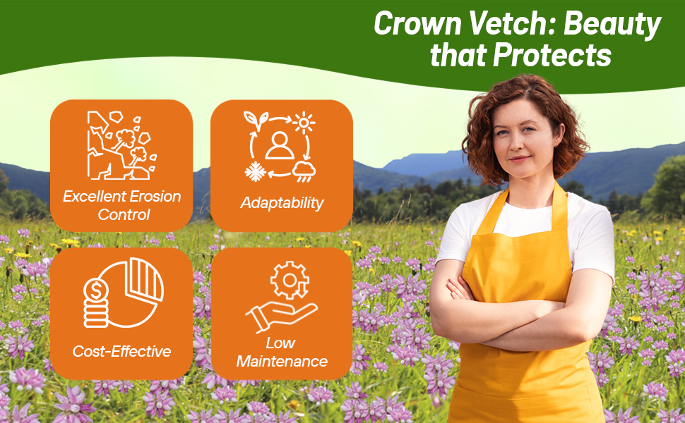 Crown Vetch Provides Cost-effective Erosion Control  