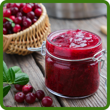 Bowl & Jar of  Cranberry Fruits