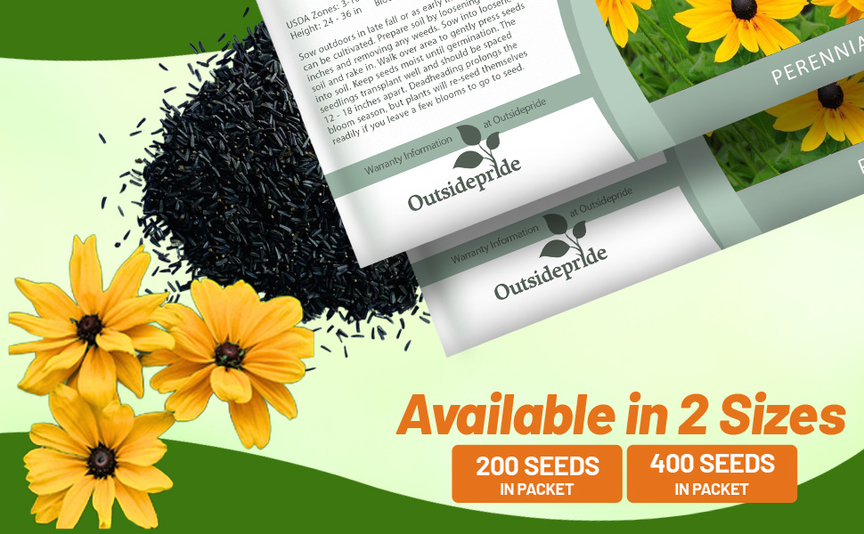 Gloriosa Daisy Indian Summer Seed Packets For Planting