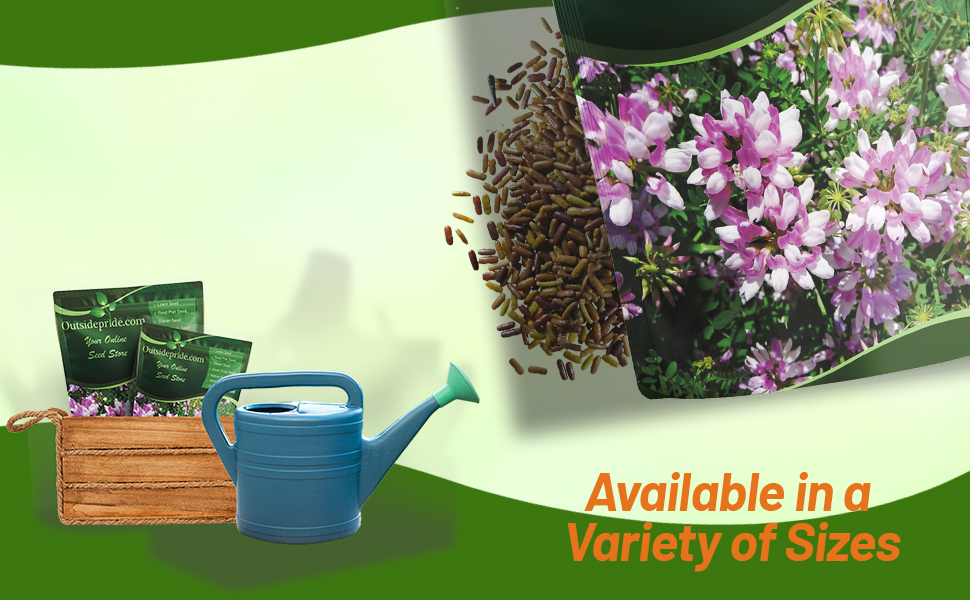 Image of Watering Can and Crown Vetch Seed