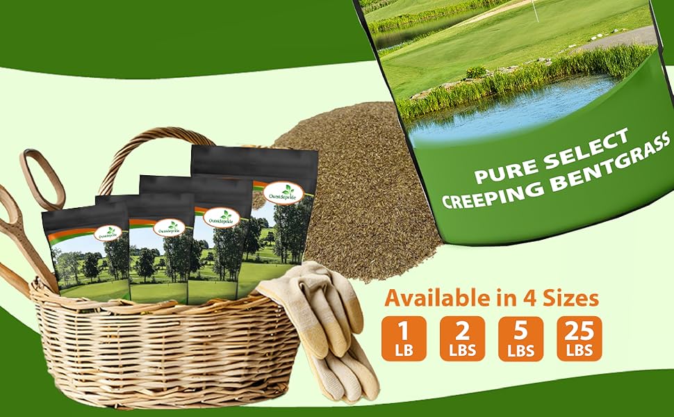 Pure Select Creeping Bentgrass Seed Bag