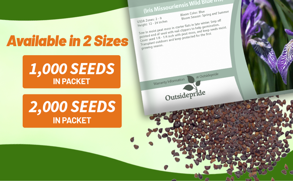 Iris Seed Packets For Sale