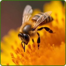Annual Short Sunburst Wildflower Attracting Pollinators