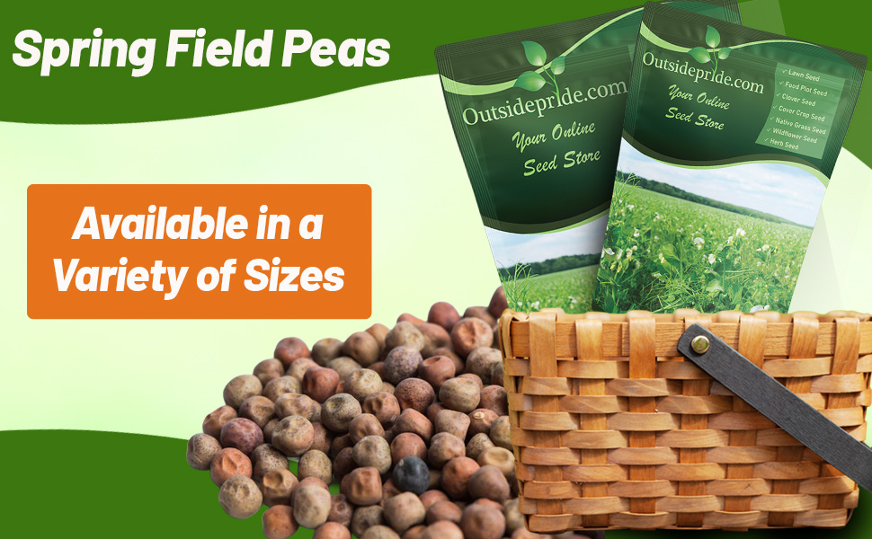 Bulk Seed Bags of Spring Field Forage Peas For Planting