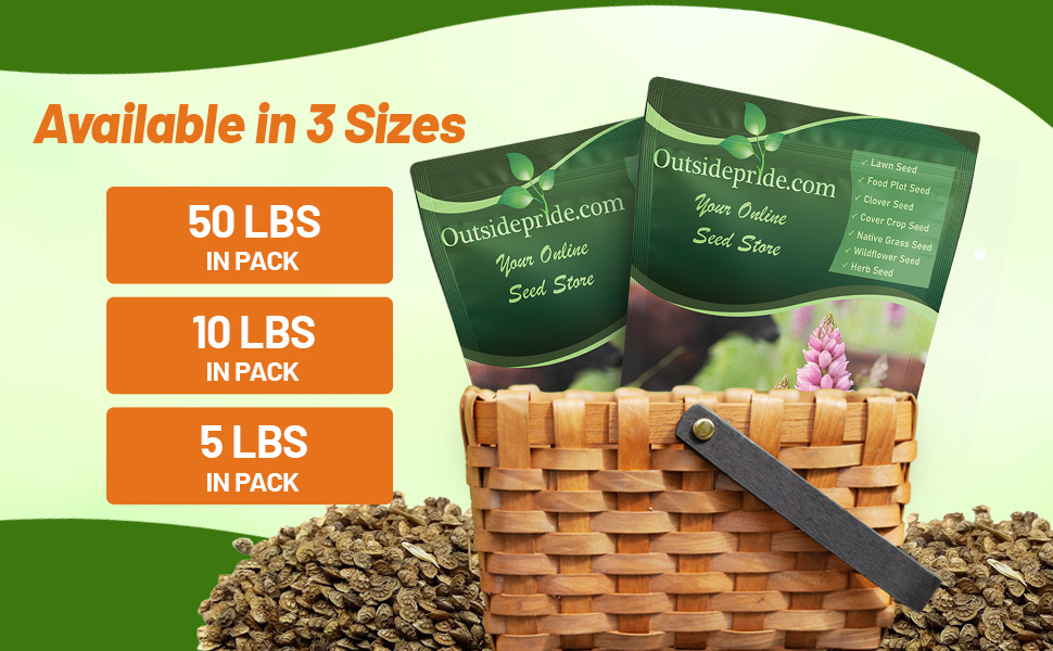 Sainfoin Seed Bags For Planting Pasture & Forage Grass