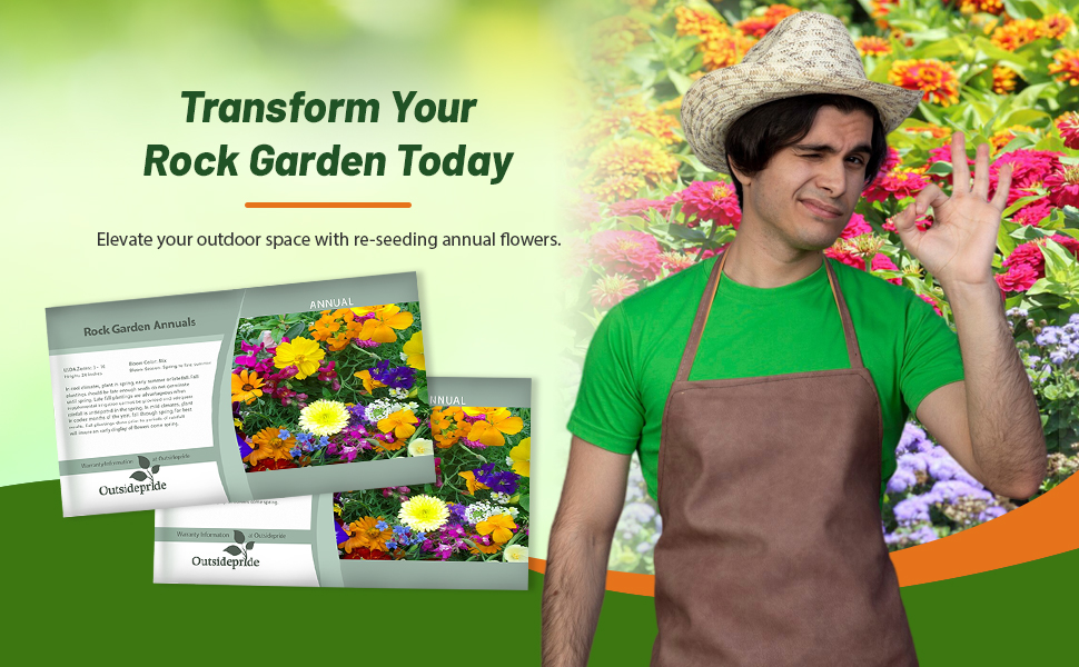 Self-seeding Annual Rock Garden Flowers For Xeriscape Gardening