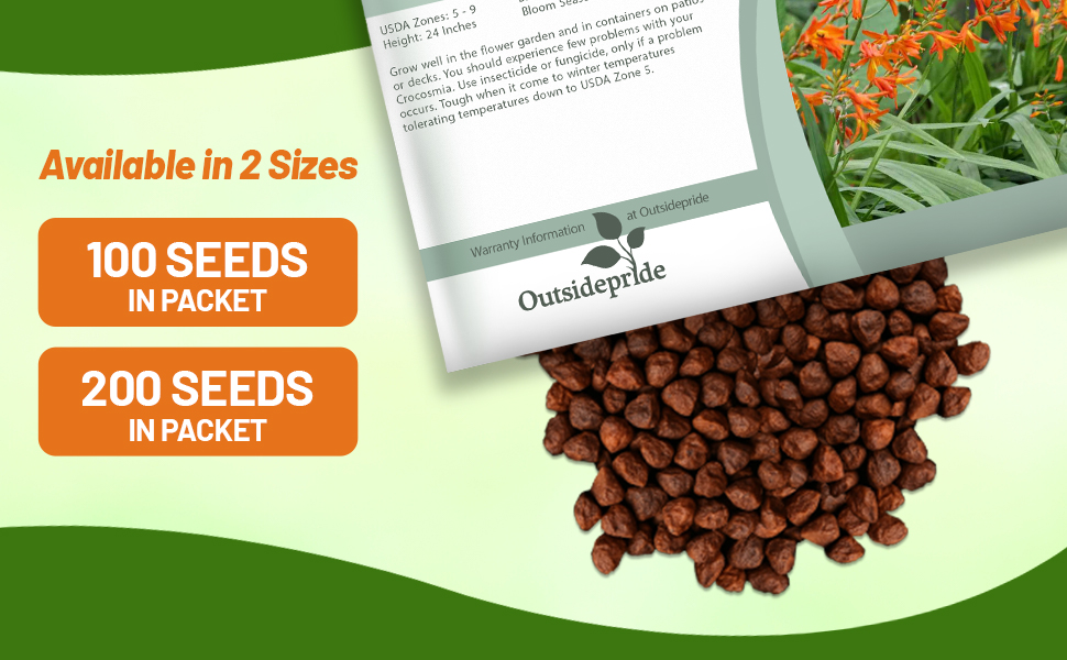 Crocosmia Seed Packets For Sale