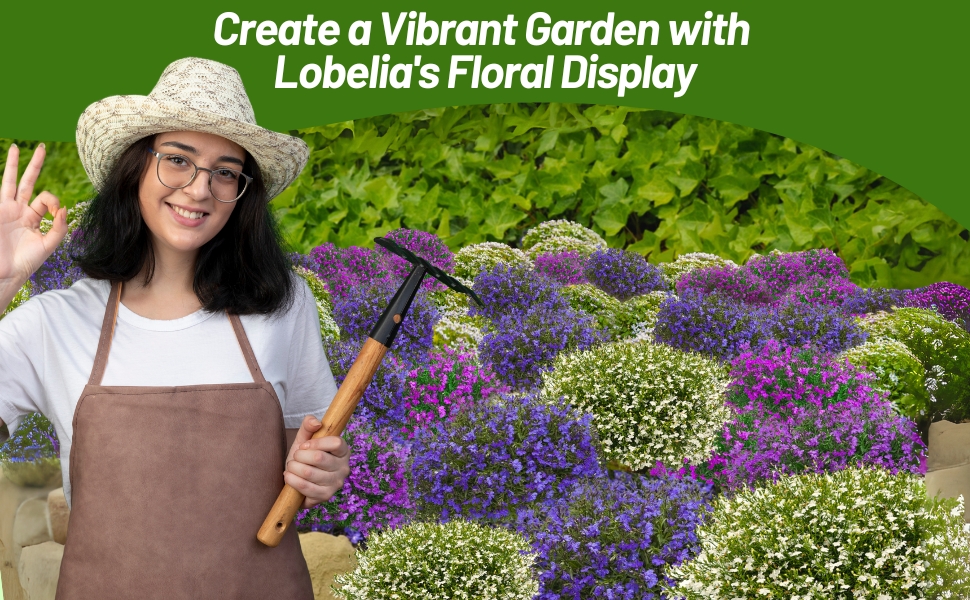 Floral Display of Lobelia Groundcovers