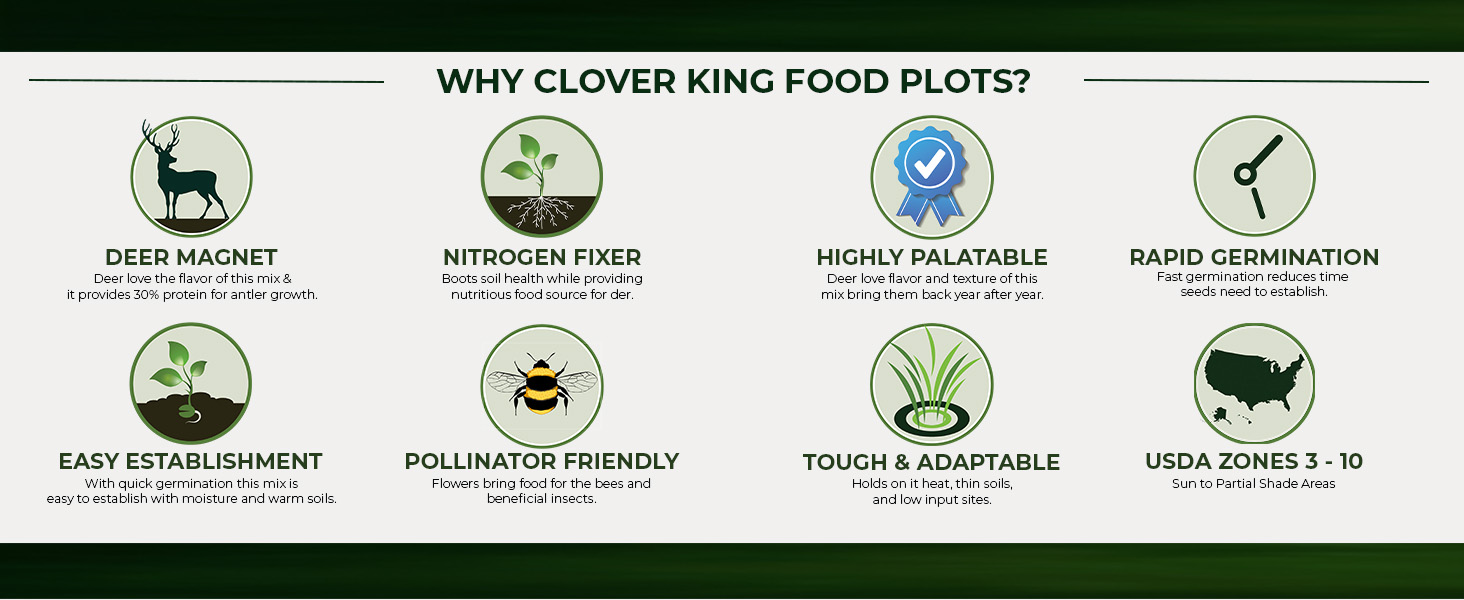 Clover King Food Plot Seed