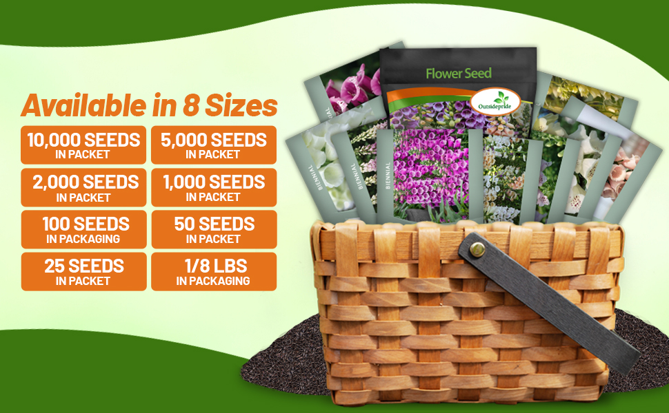 Foxglove Flower Seeds Packets & Bag