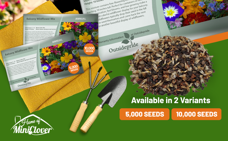 Balcony Wild Flower Seed Packets