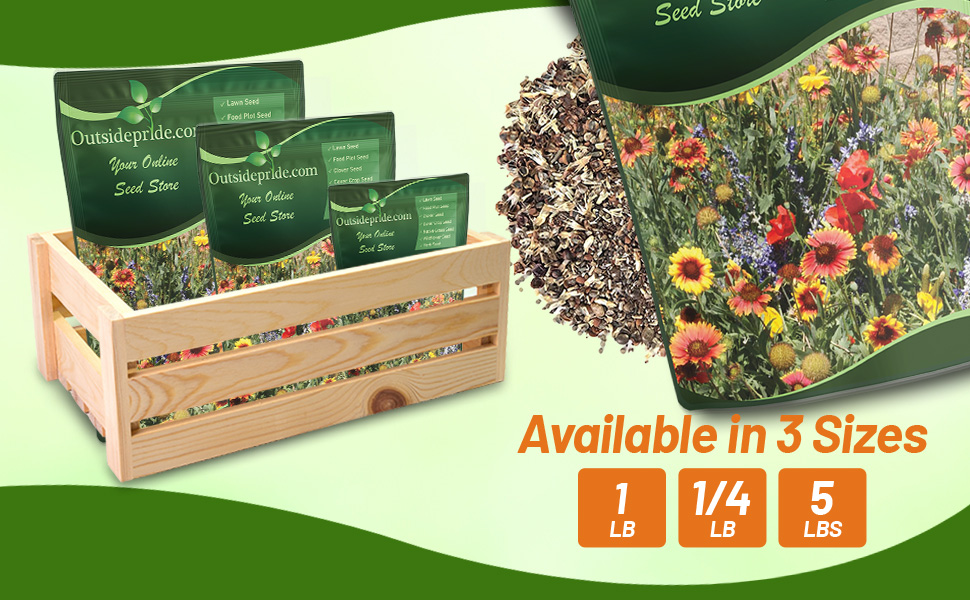 Dryland Wildflower Seed Bags For Planting