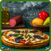 Pizza with Basil Dark Opal For Flavoring