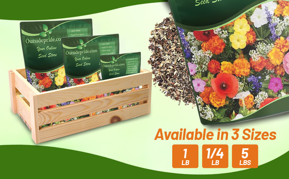 Deer Proof Wildflower Seed Bag For Planting