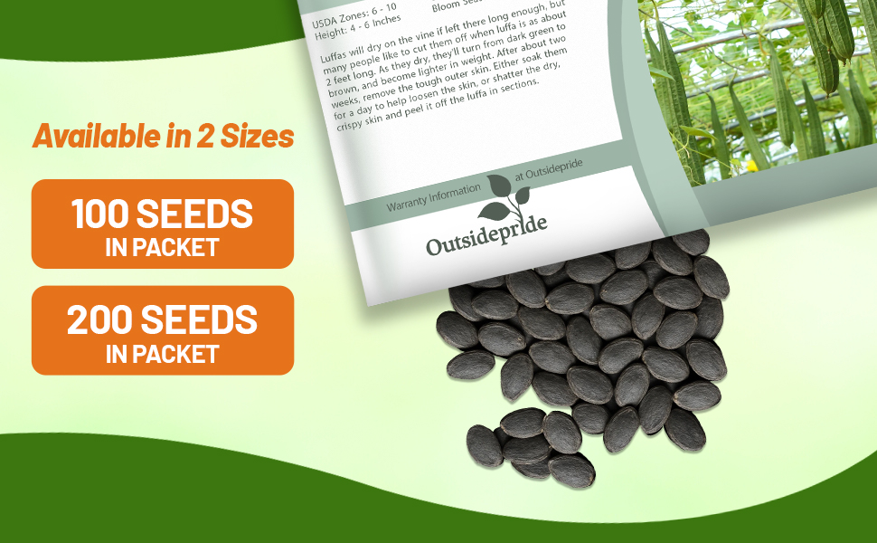 Luffa Seed Packet For Sale