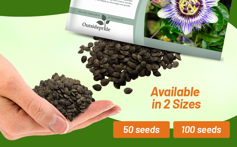 Passion Flower Seed Packet For Sale