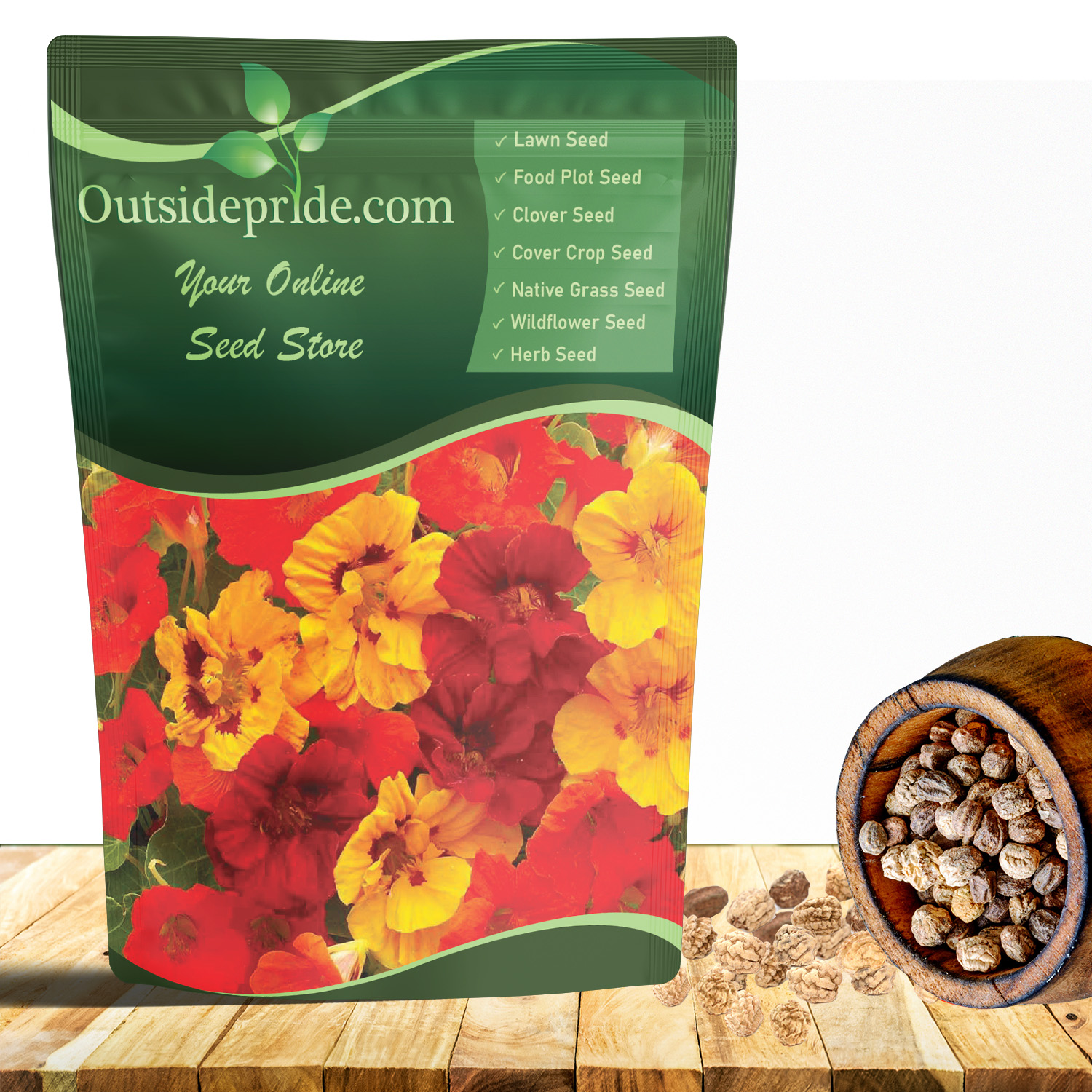 Nasturtium Flower Garden Mix