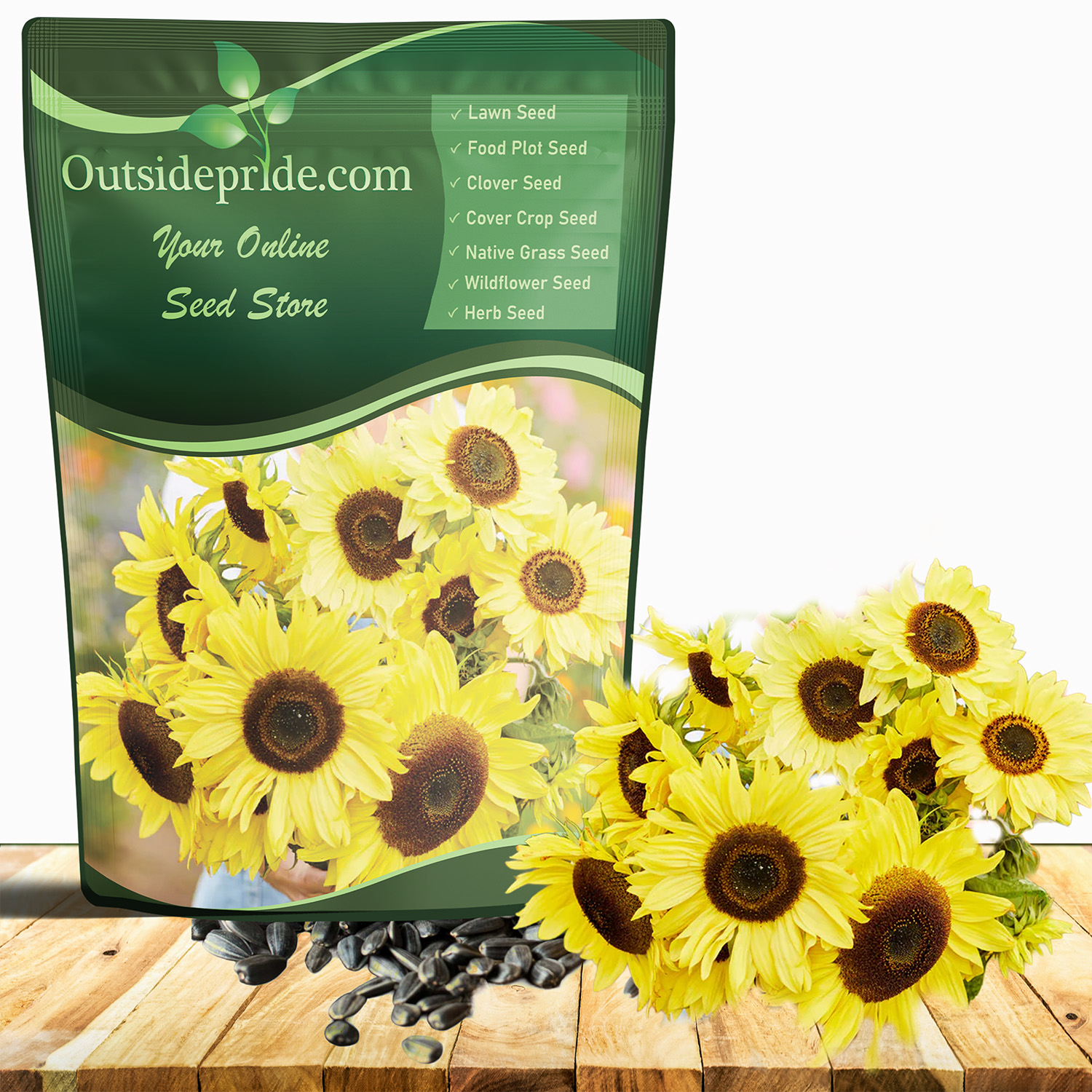 Annual Lemon Queen Sunflowers Seed Bag for Planting