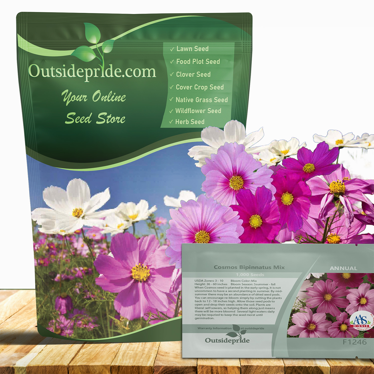 Cosmos Bipinnatus Seed Bag
