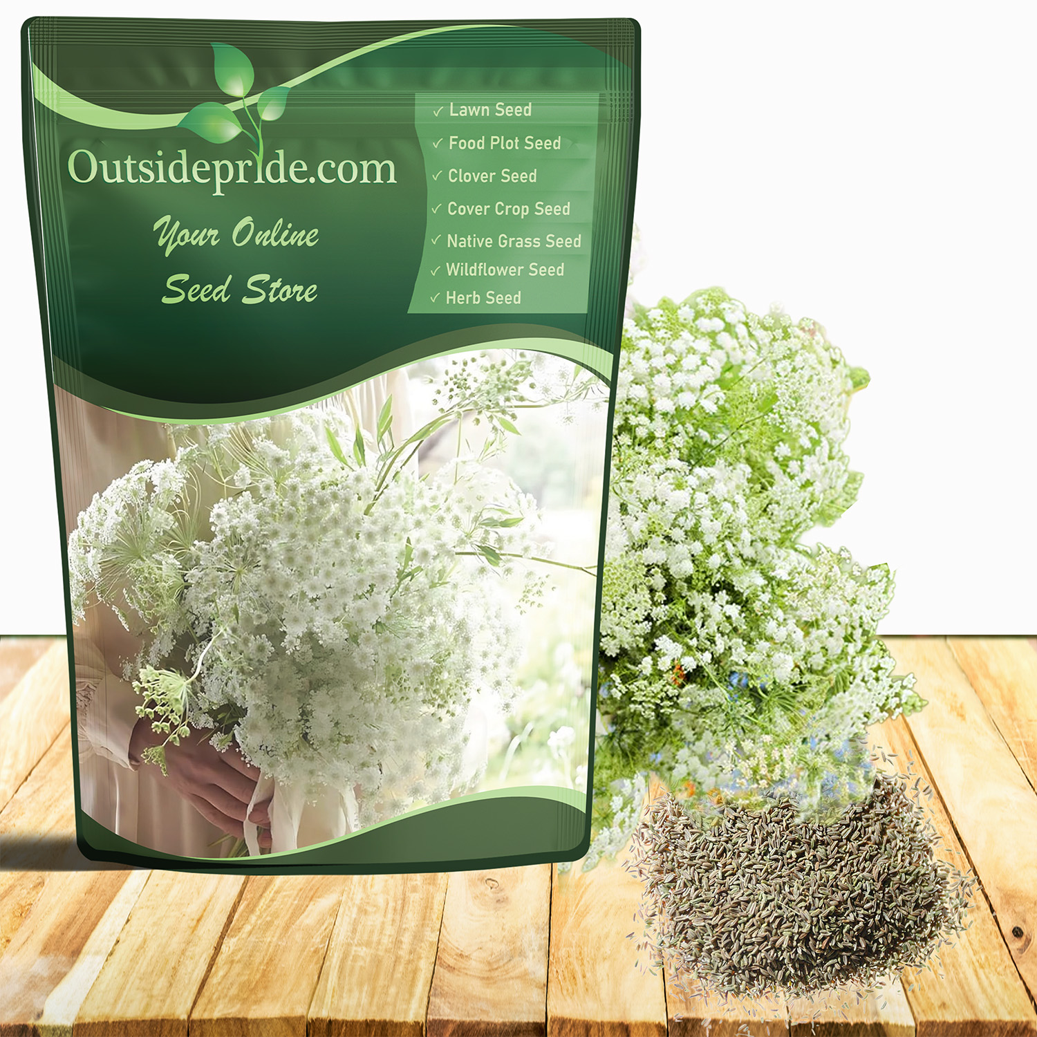 Bishop's Flower Seed Bag