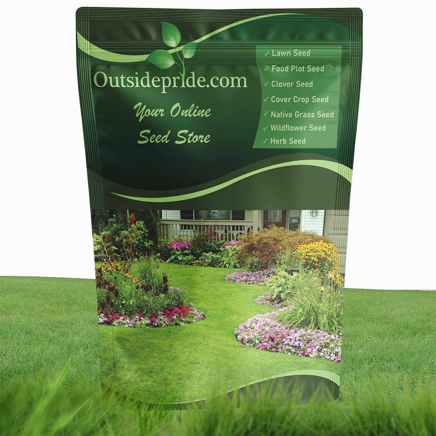 Xeriscape Low Water Grass Seed Bag