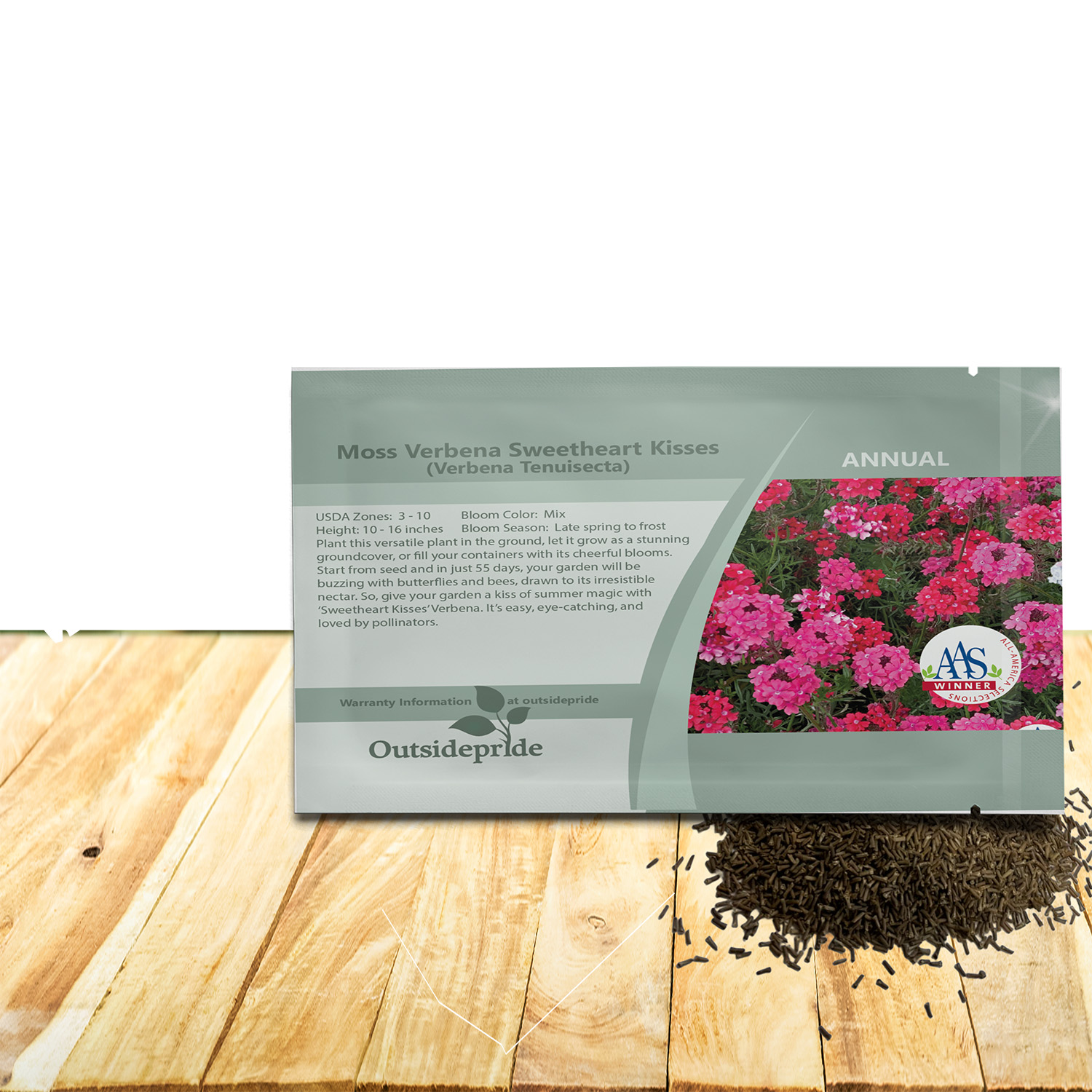Sweetheart Kisses Seed Packet For Planting