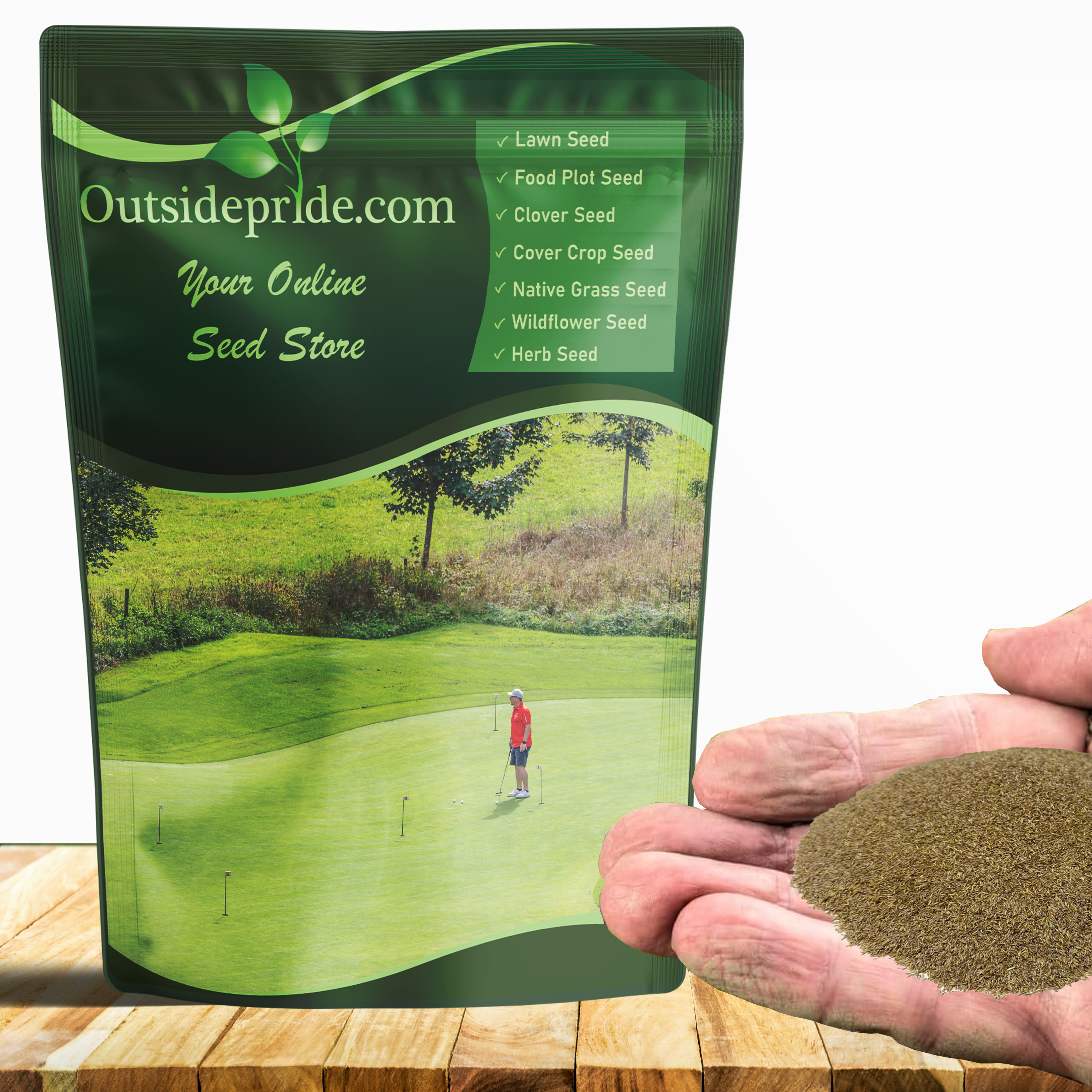 Pure Select Bent Grass Seed Bag