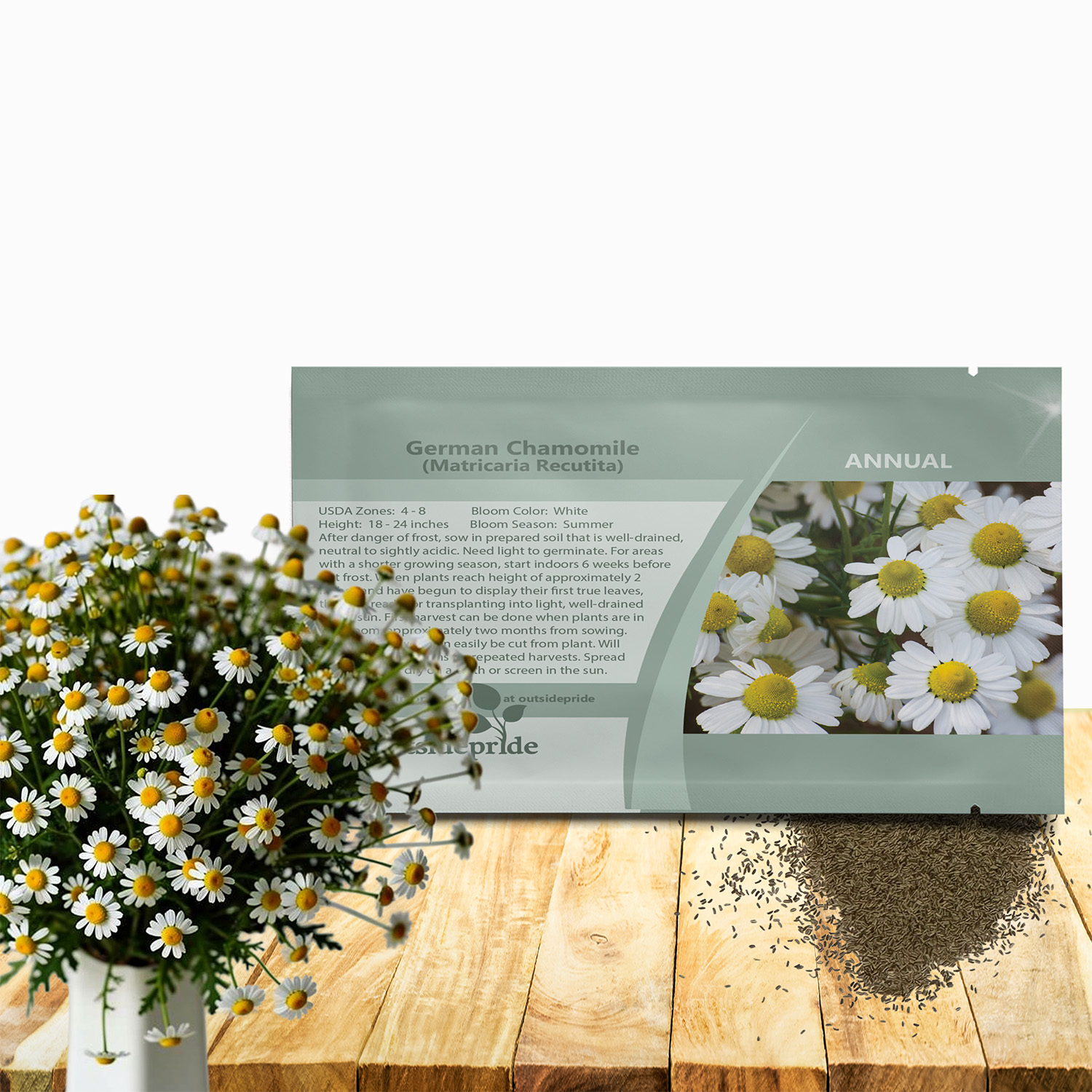 German Chamomile Seed Packet