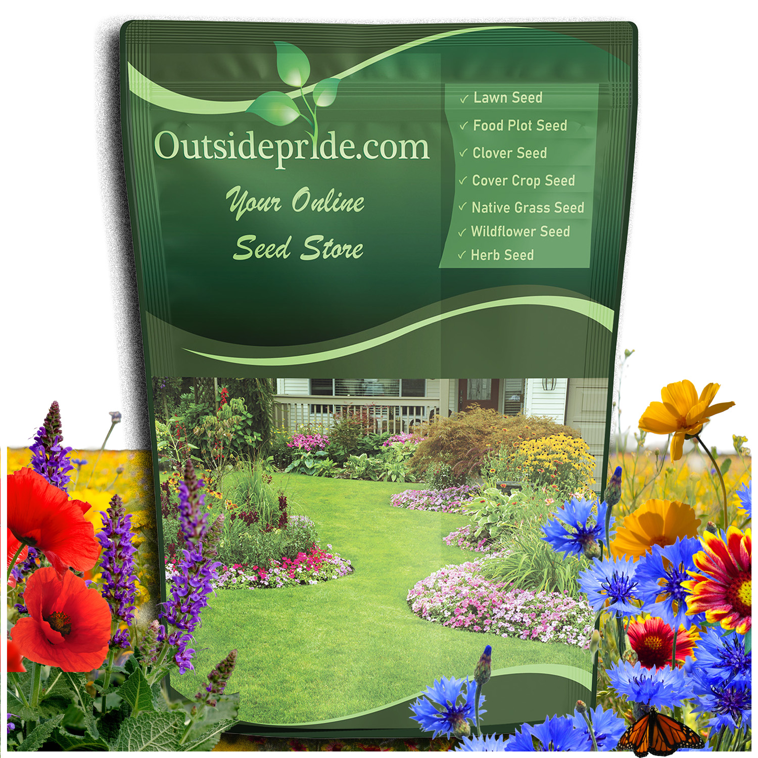 Outsidepride Southwest Wildflower Seed Mix - 1 lb