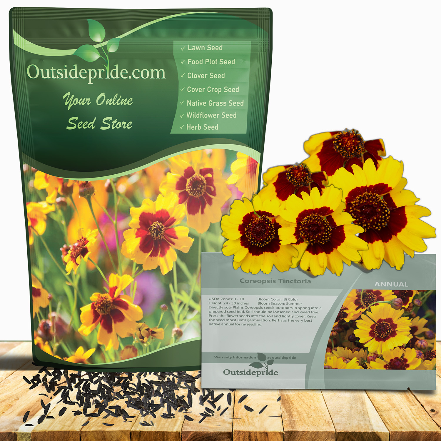 Plains Coreopsis Seed Bag