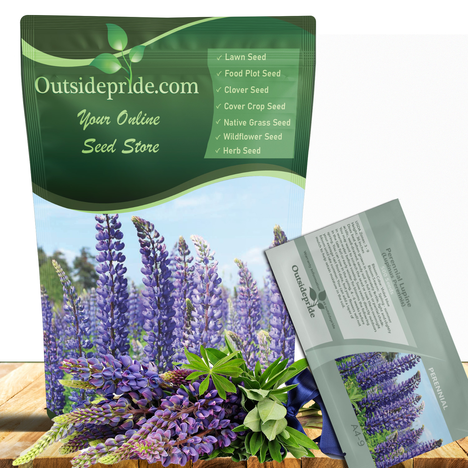 Perennial Lupine Seed Packet