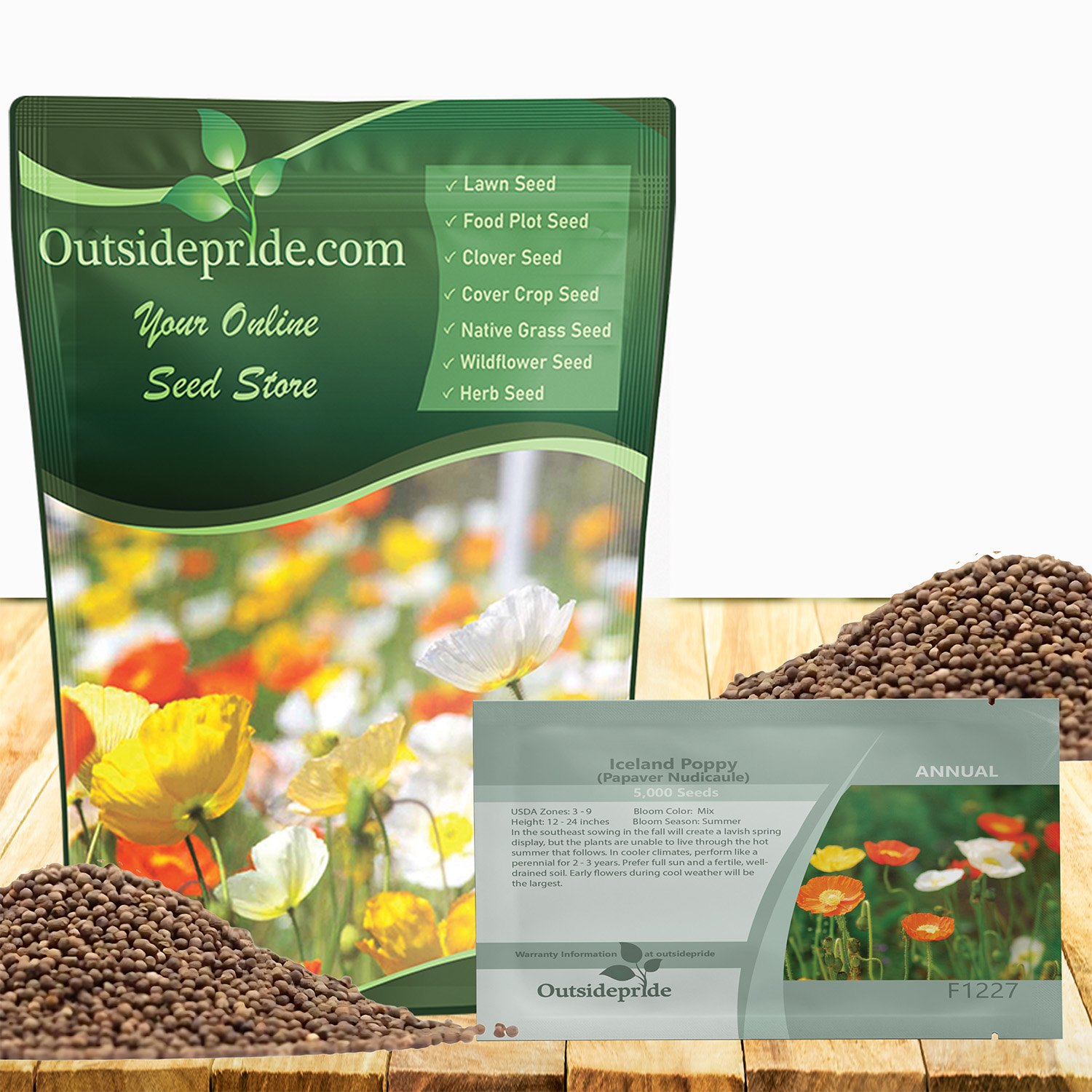 Iceland Poppy Seed Packet
