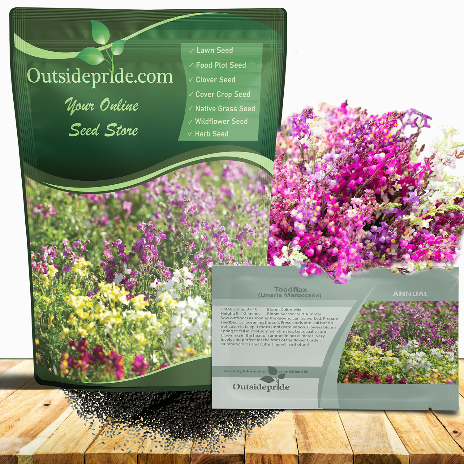 Toadflax Seed Packet