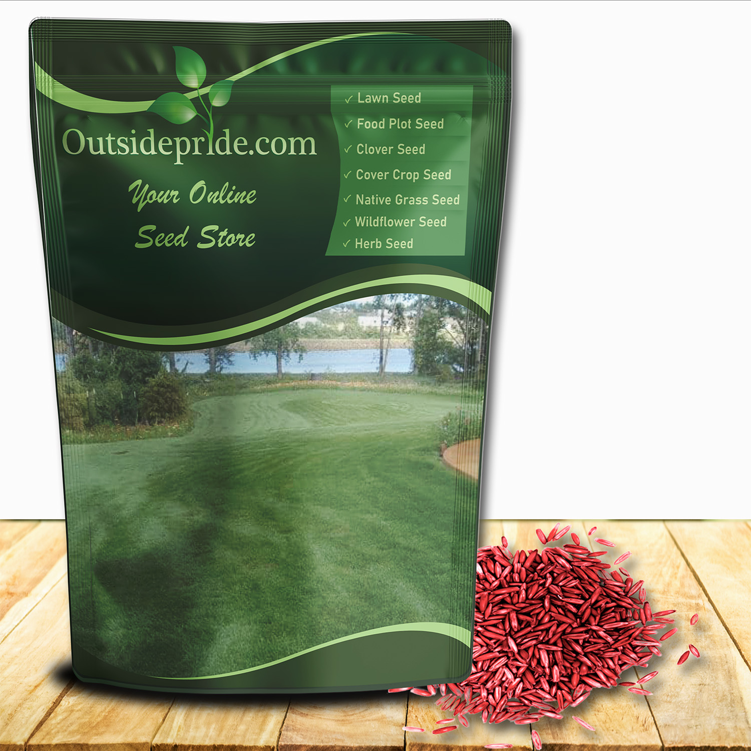 Turf Type Fescue Grass Blend Seed Bag For Planting