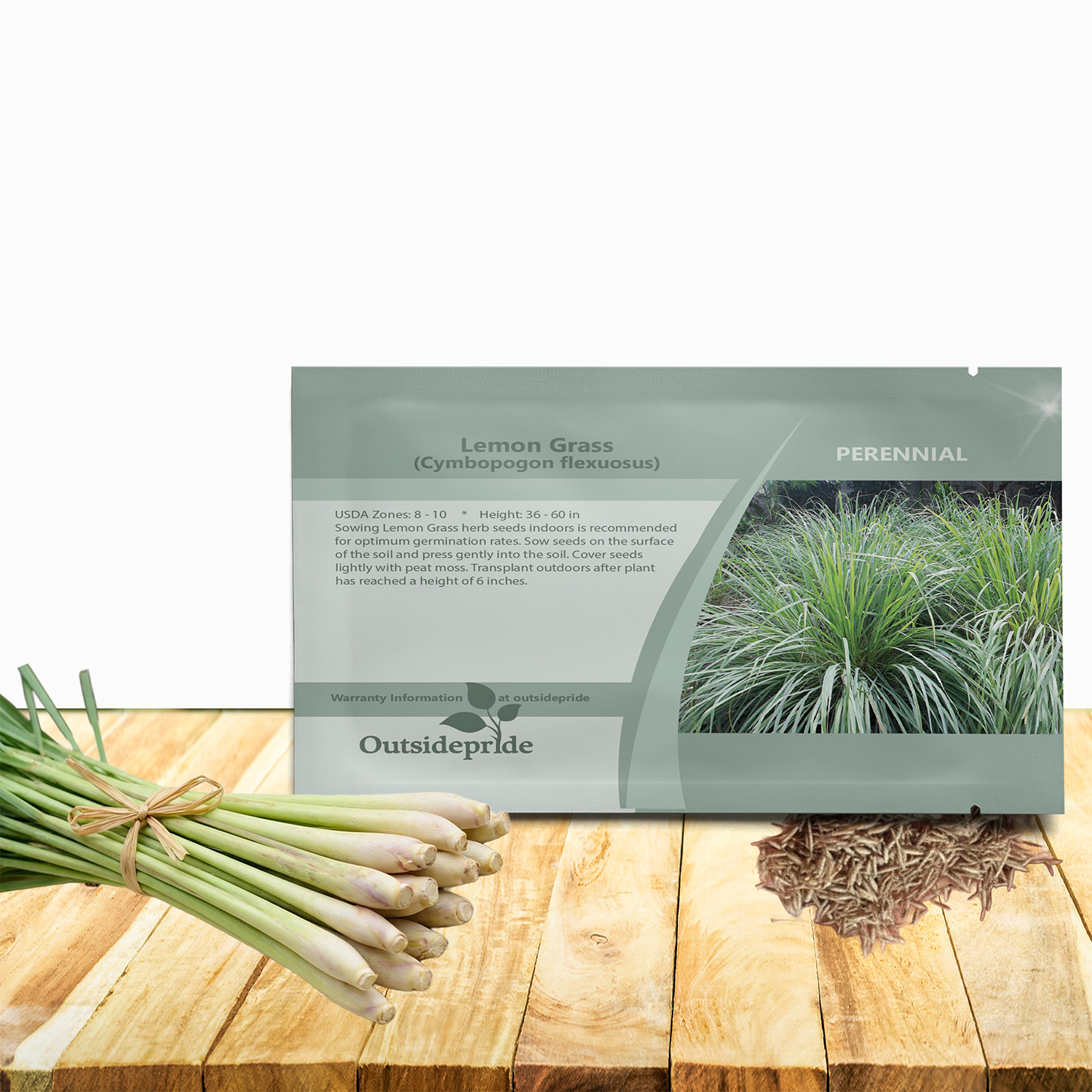 Lemon Grass Plant Seed Packet