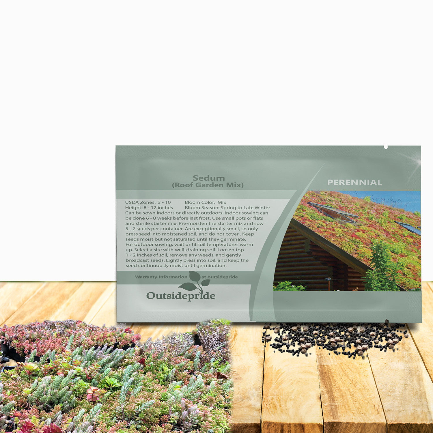 Sedum Roof Garden Seed Packet