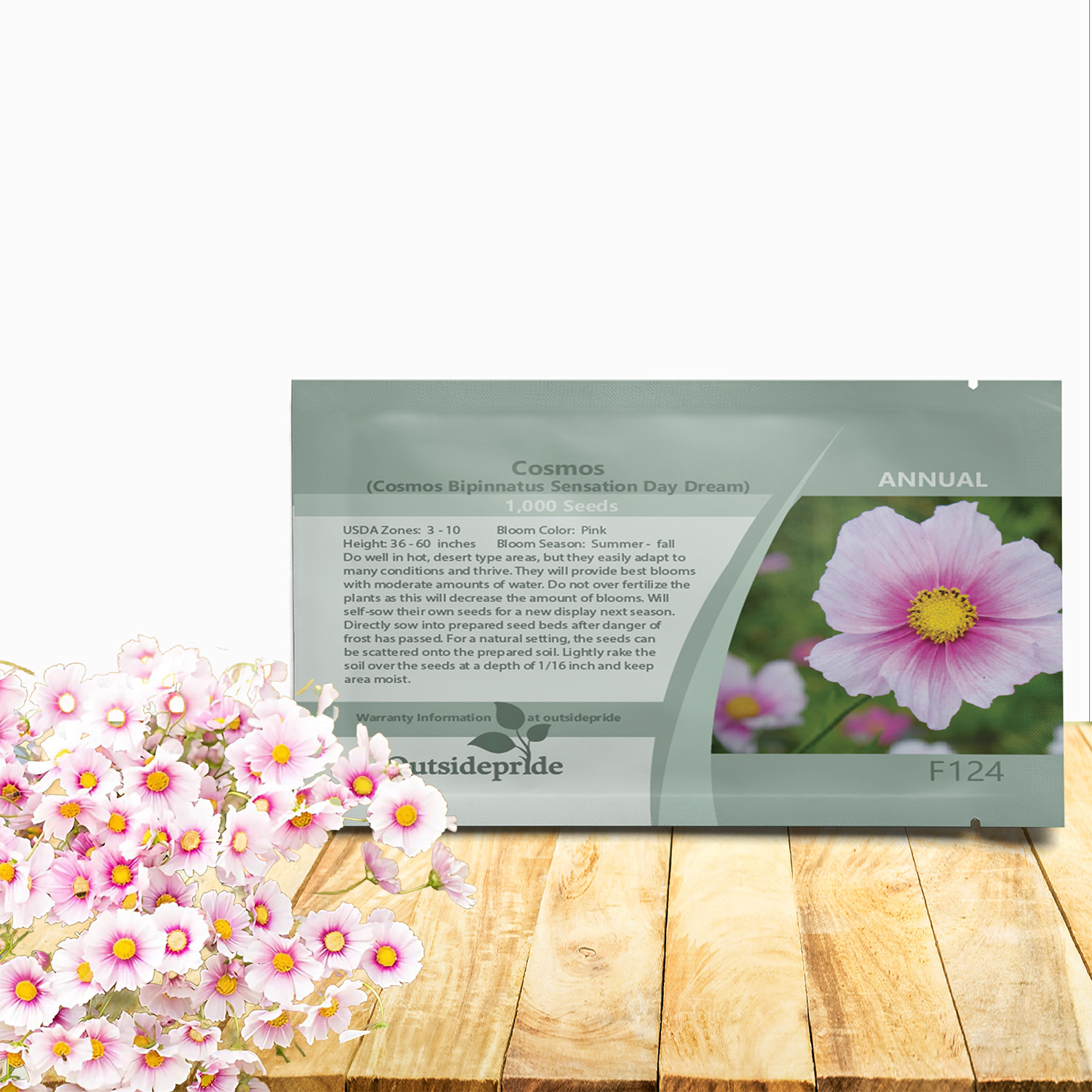 Cosmos Daydream Seed Packet