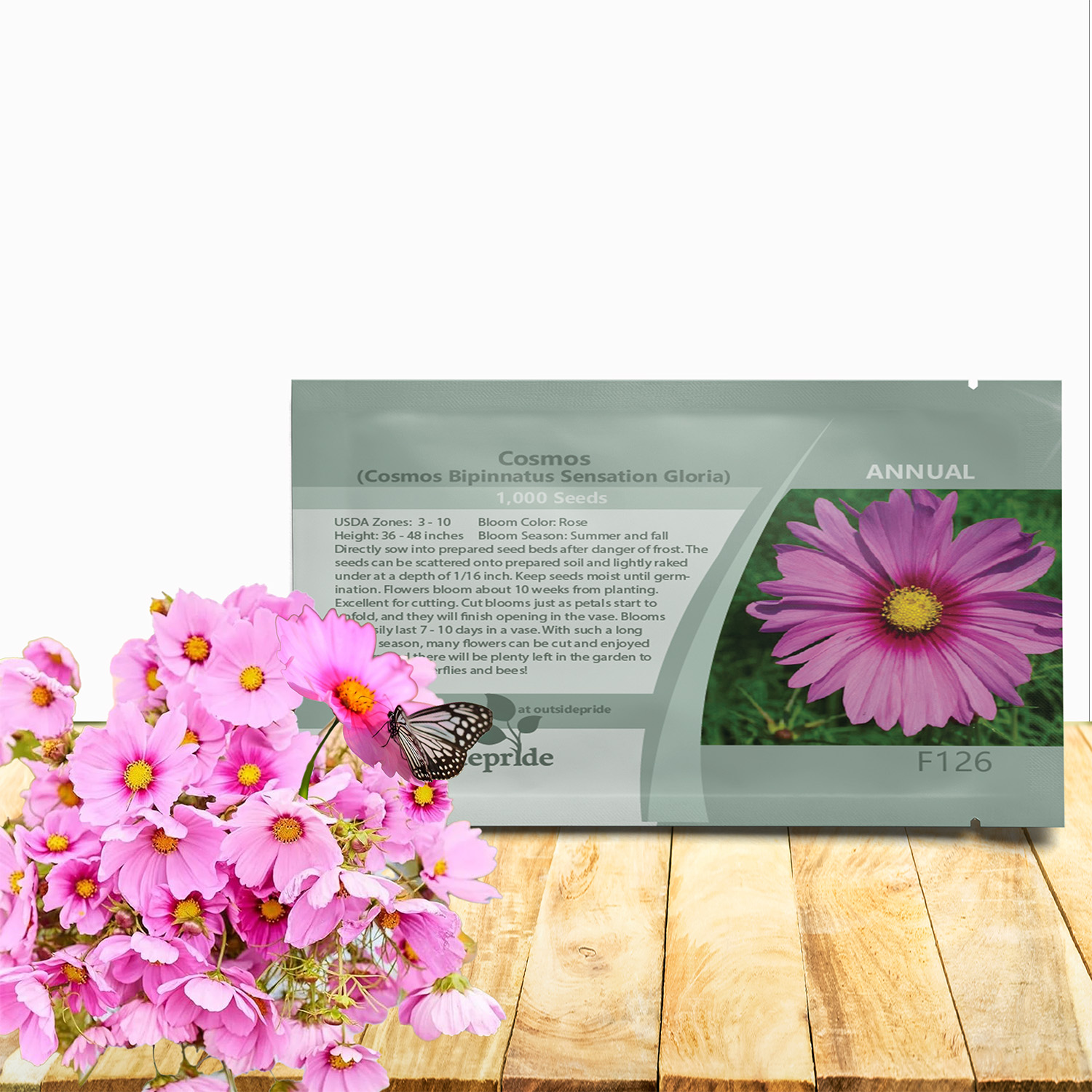 Cosmos Gloria Seed Packet