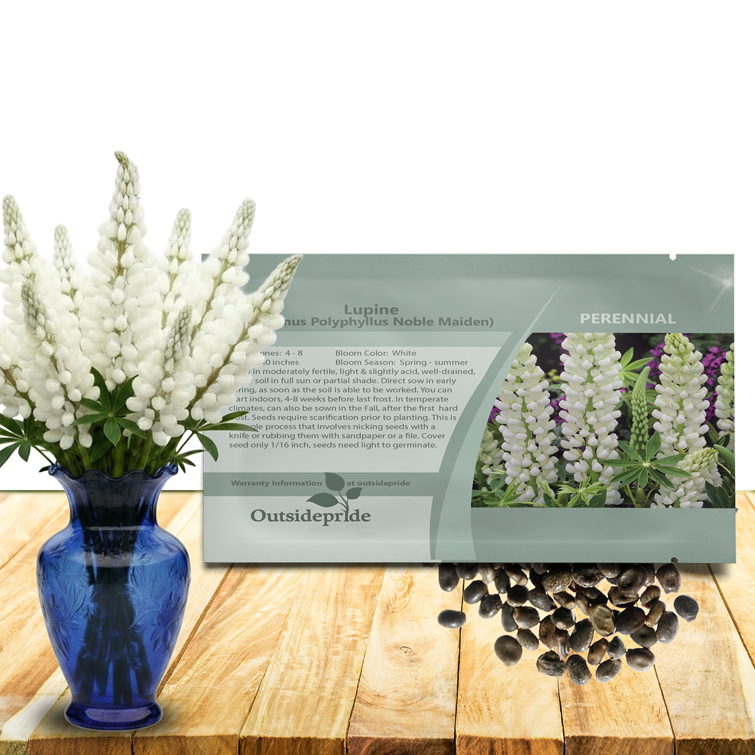 Lupine Noble Maiden Seed Packet