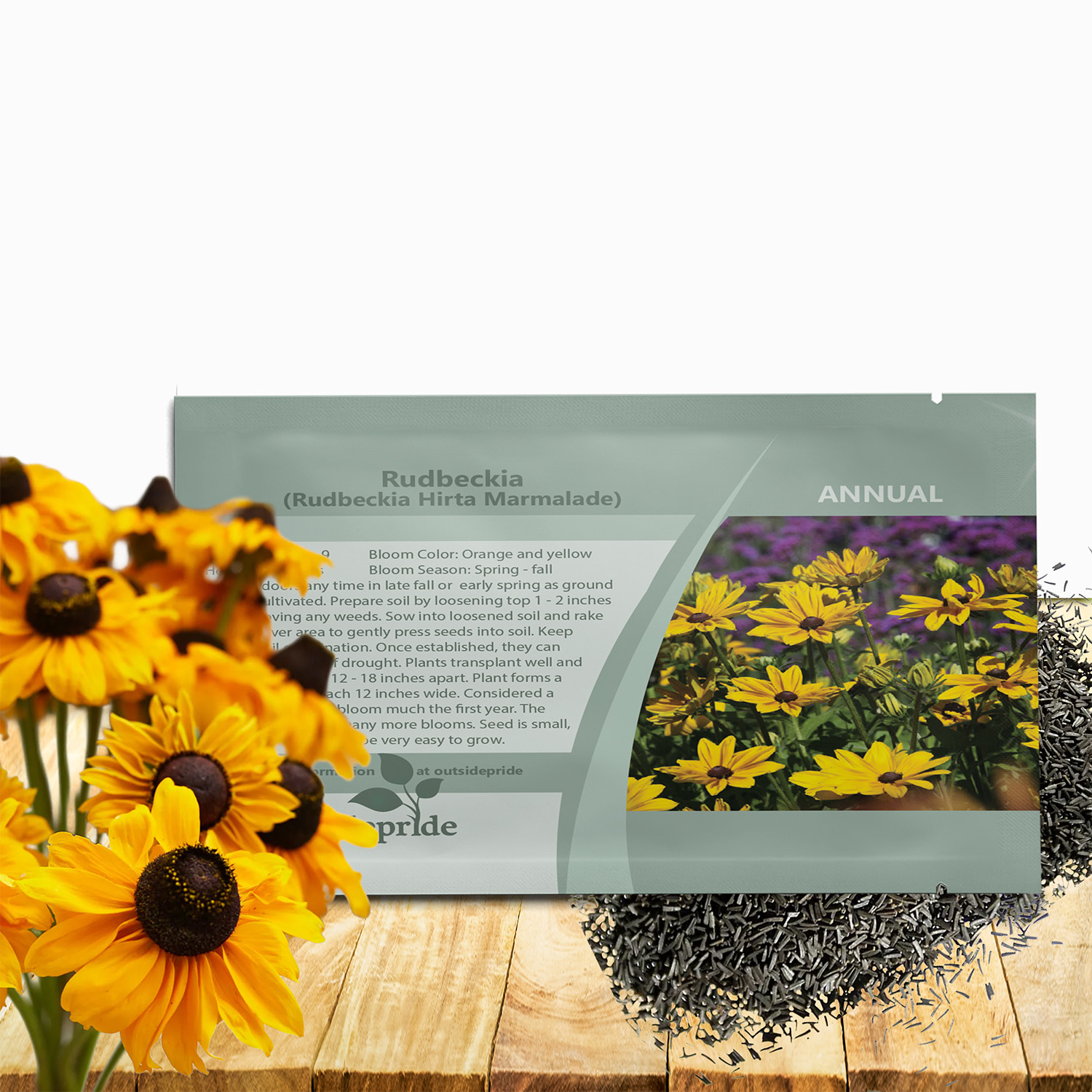 Rudbeckia Hirta Marmalade Seed Packet