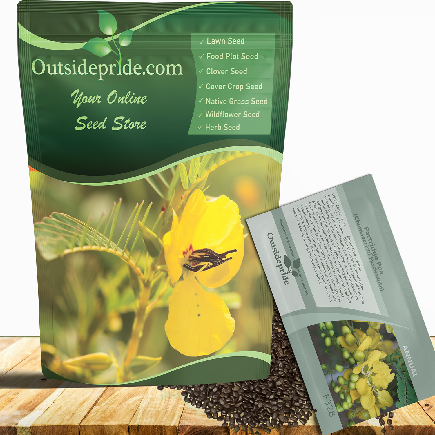 Partridge Pea Plant Seed Bag